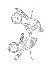 coloring page wenlock mandeville